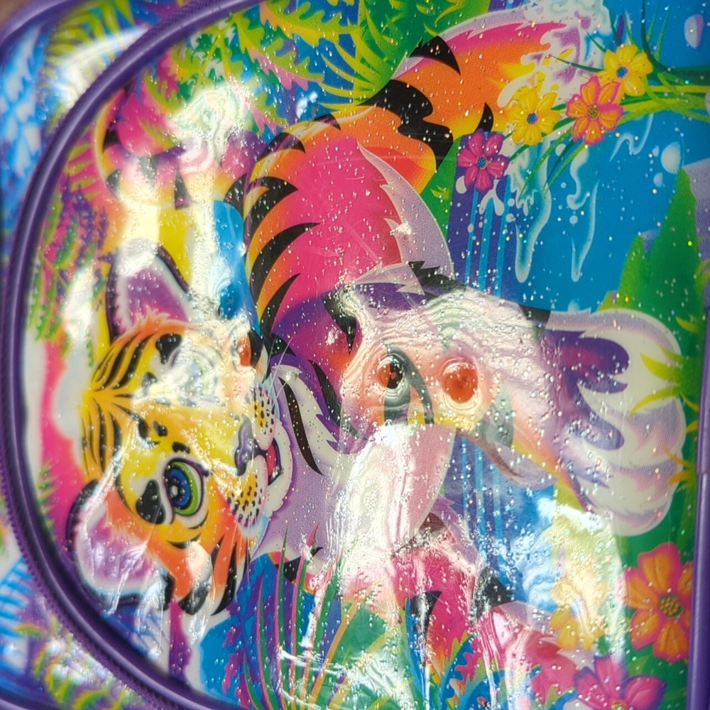 Vtg Y2K Lisa Frank Vintage Crossbody/Lunchbox - Picture 8 of 8